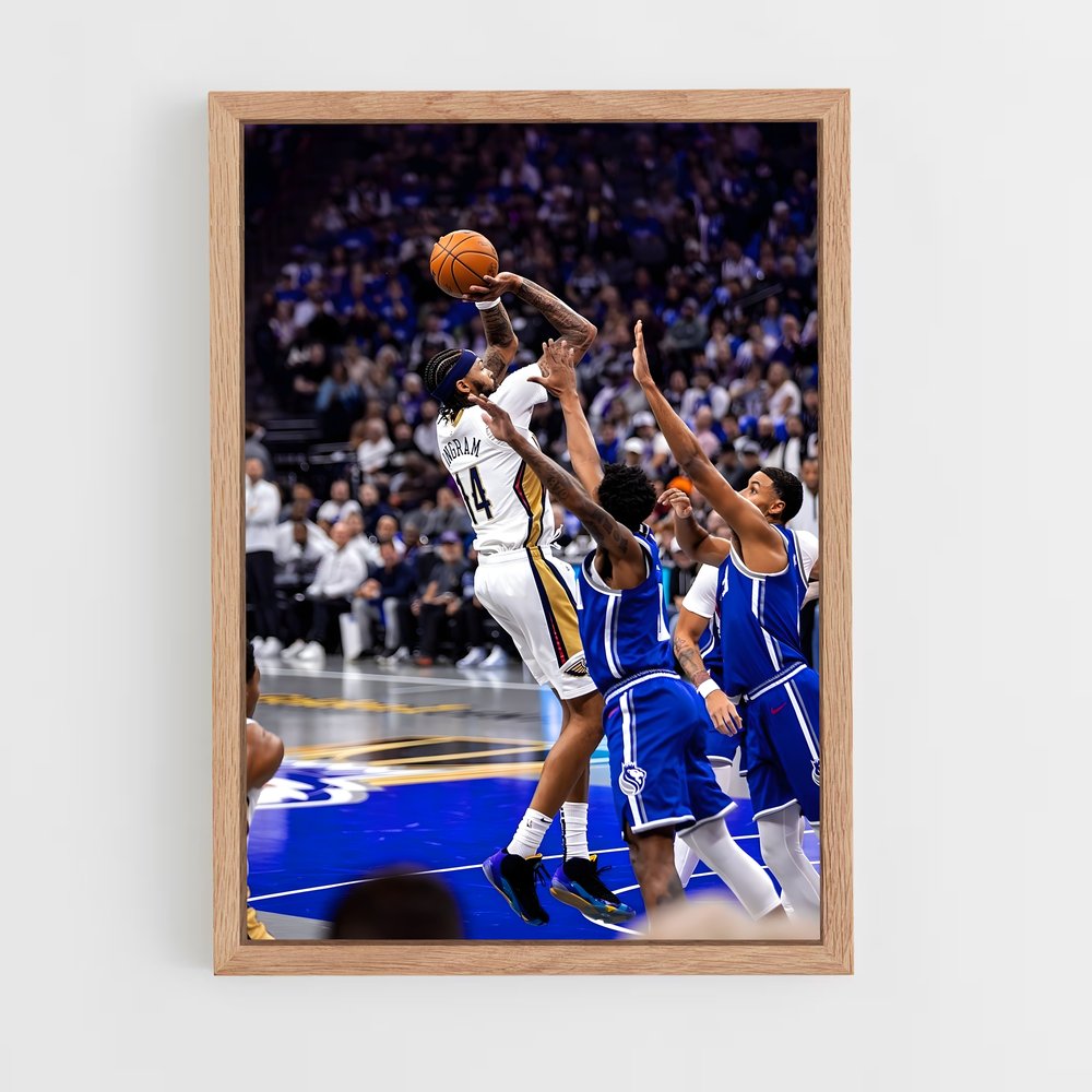 Poster Vers le Panier – affiche Basketball (vue 4)